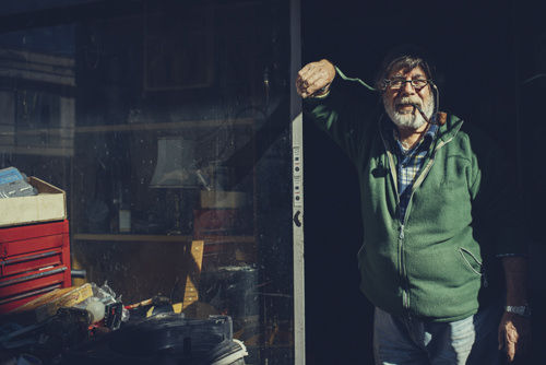 Samvel a Armenian shop owner in the back streets of Nicosia