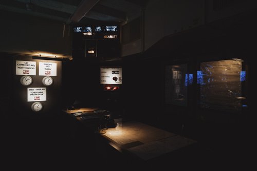 In the event of a Nuclear Strike, a command center somewhere in the UK.