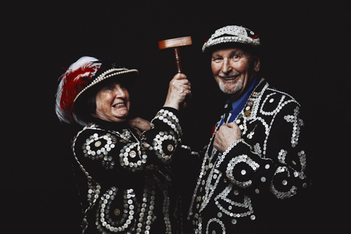 Pearly Kings and Queens founded in 1875 by an orphan and street sweeper named Henry Croft.