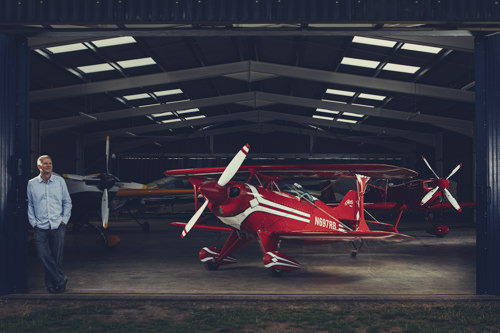 Peter Rounce and his Pitts Special